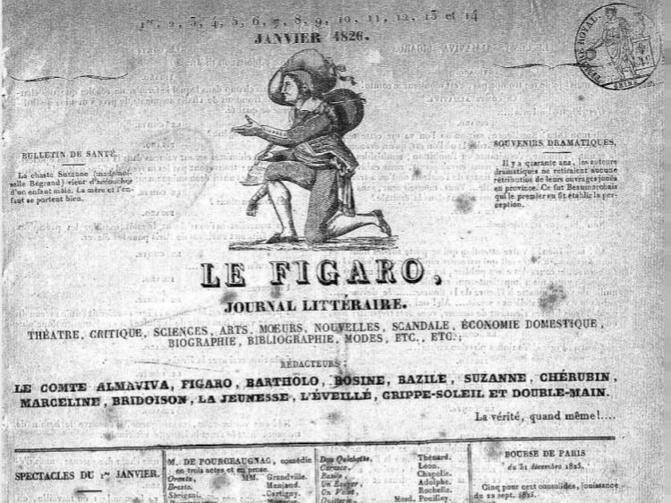 1er quotidien français : « Le Figaro »